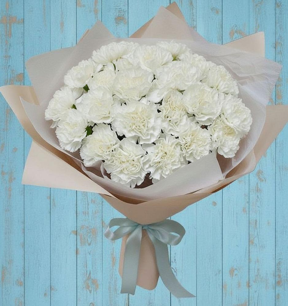 Букет цветов из: Гвоздики в Спас-Заулок