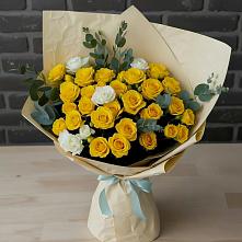 Букет цветов из:  Розы в Спас-Заулок