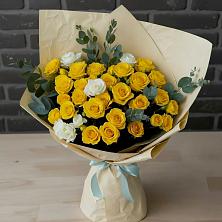 Букет цветов из:  Розы в Спас-Заулок