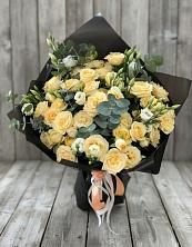 Букет цветов из:  Розы и Лизиантусы в Спас-Заулок