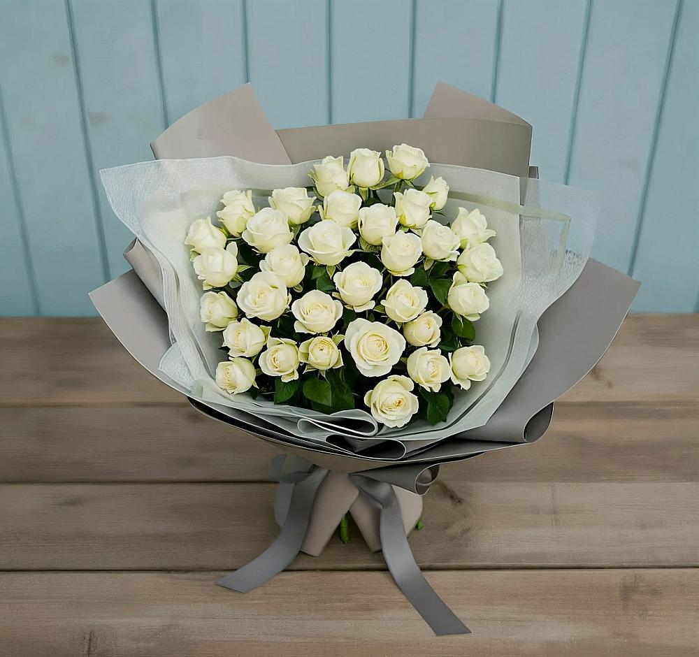 Букет Белоснежная нежность в Спас-Заулок