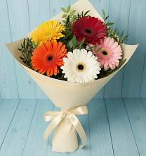 Букет цветов из:  Герберы в Спас-Заулок