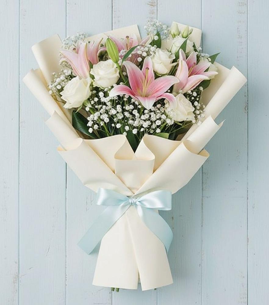 Букет цветов из: Лилии в Спас-Заулок