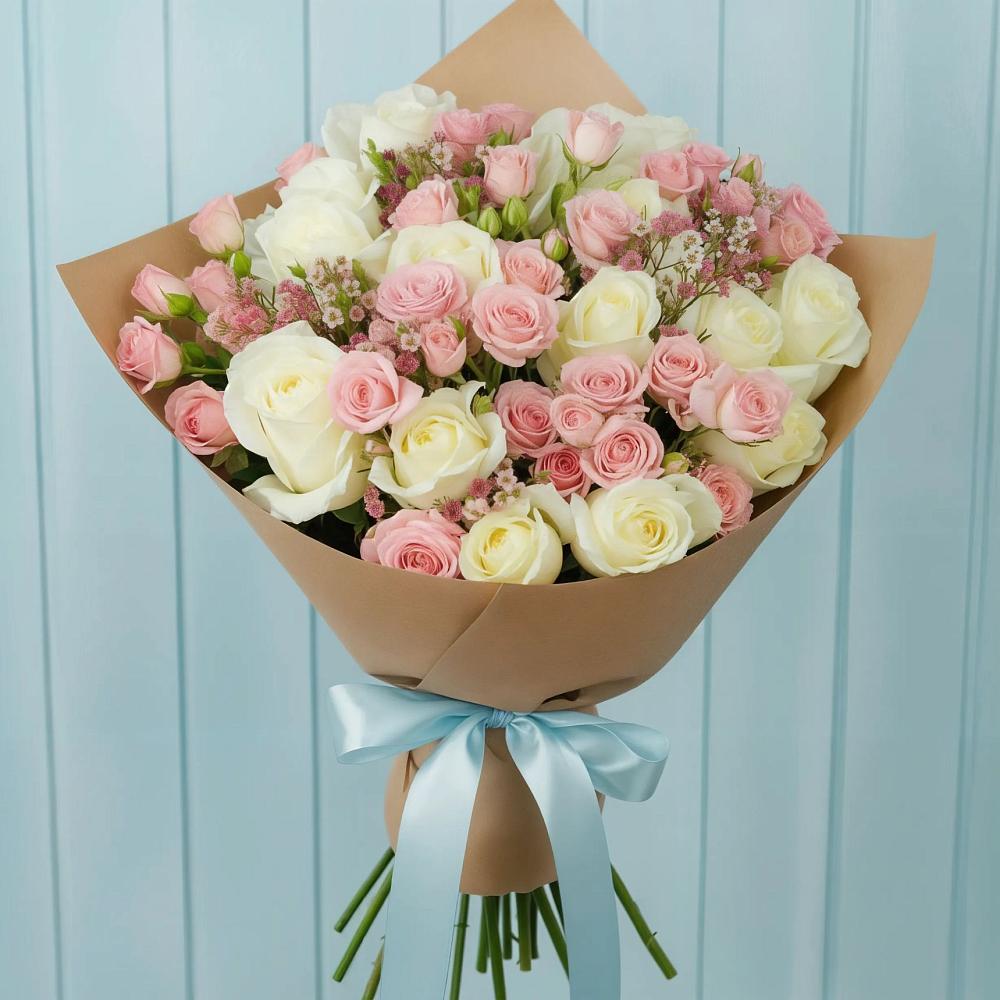 Букет цветов из: Розы в Спас-Заулок