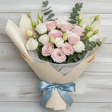 Букет цветов из:  Лизиантусы в Спас-Заулок