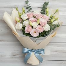 Букет цветов из:  Лизиантусы в Спас-Заулок