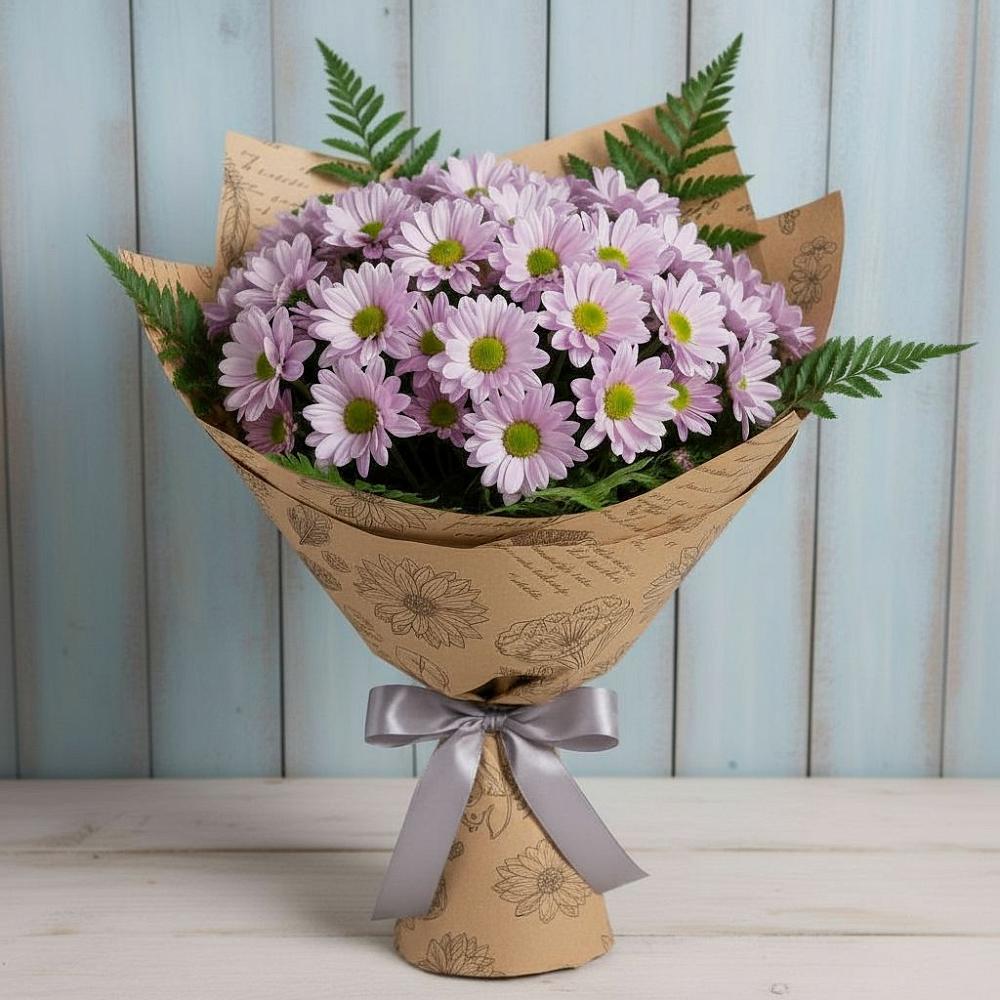 Букет цветов из: Хризантемы в Спас-Заулок