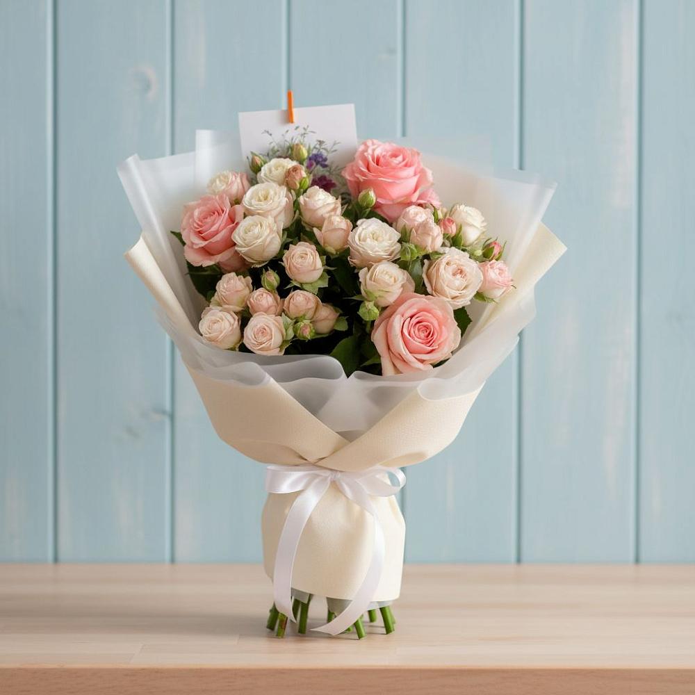 Букет цветов из: Розы в Спас-Заулок