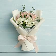 Букет цветов из:  Альстромерии в Спас-Заулок