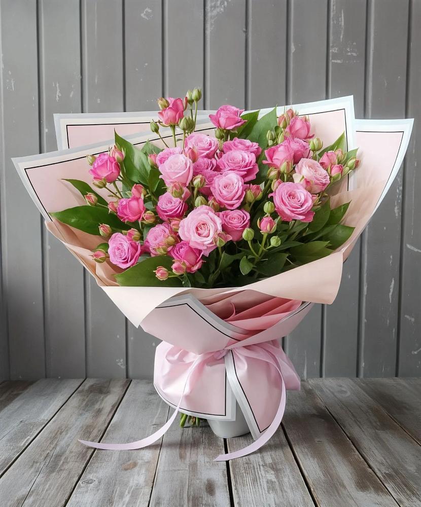 Букет Розовый кустик в Спас-Заулок