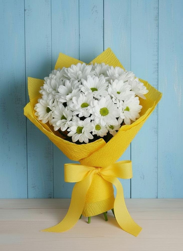 Букет цветов из: Хризантемы в Спас-Заулок