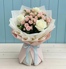 Букет цветов из:  Розы в Спас-Заулок