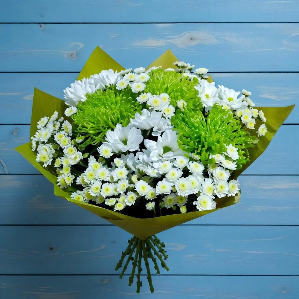 Букет цветов из: Хризантемы в Спас-Заулок
