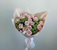 Букет цветов из:  Розы и Хризантемы в Спас-Заулок