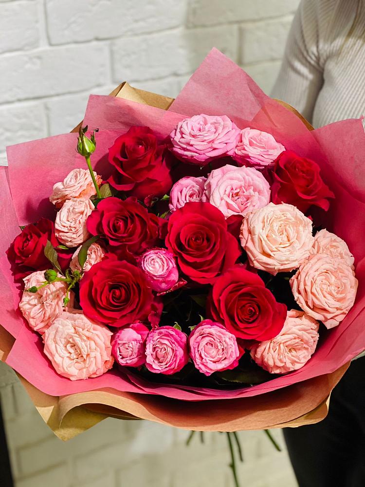 Букет цветов из: Розы в Спас-Заулок