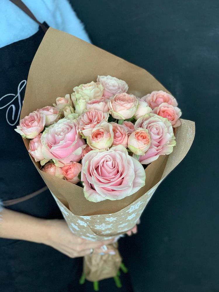 Букет цветов из: Хризантемы и Розы в Спас-Заулок