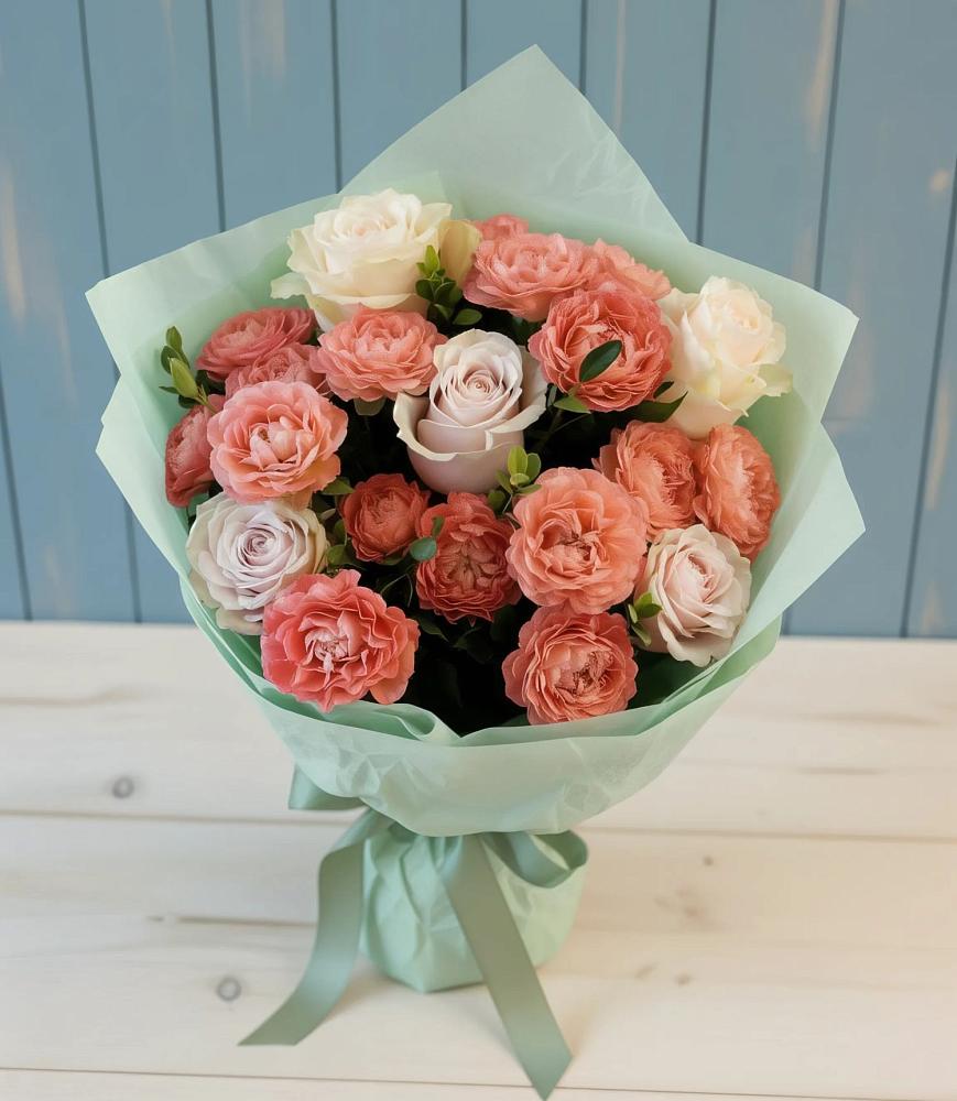 Букет цветов из: Розы в Спас-Заулок