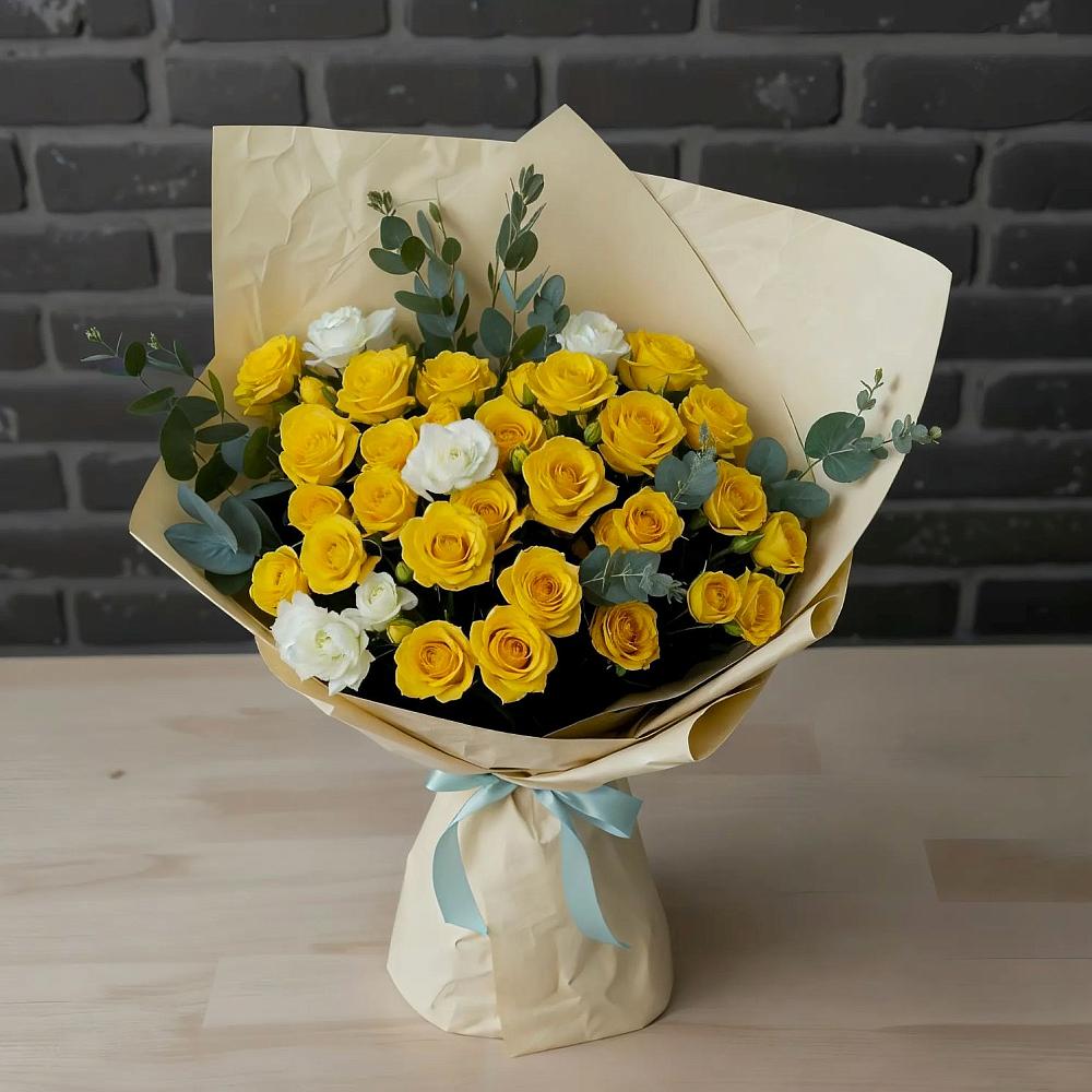 Букет цветов из: Розы в Спас-Заулок