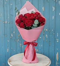 Букет цветов из:  Розы в Спас-Заулок