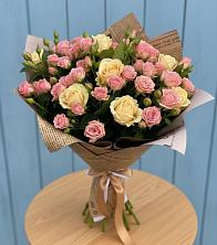 Букет цветов из:  Розы в Спас-Заулок