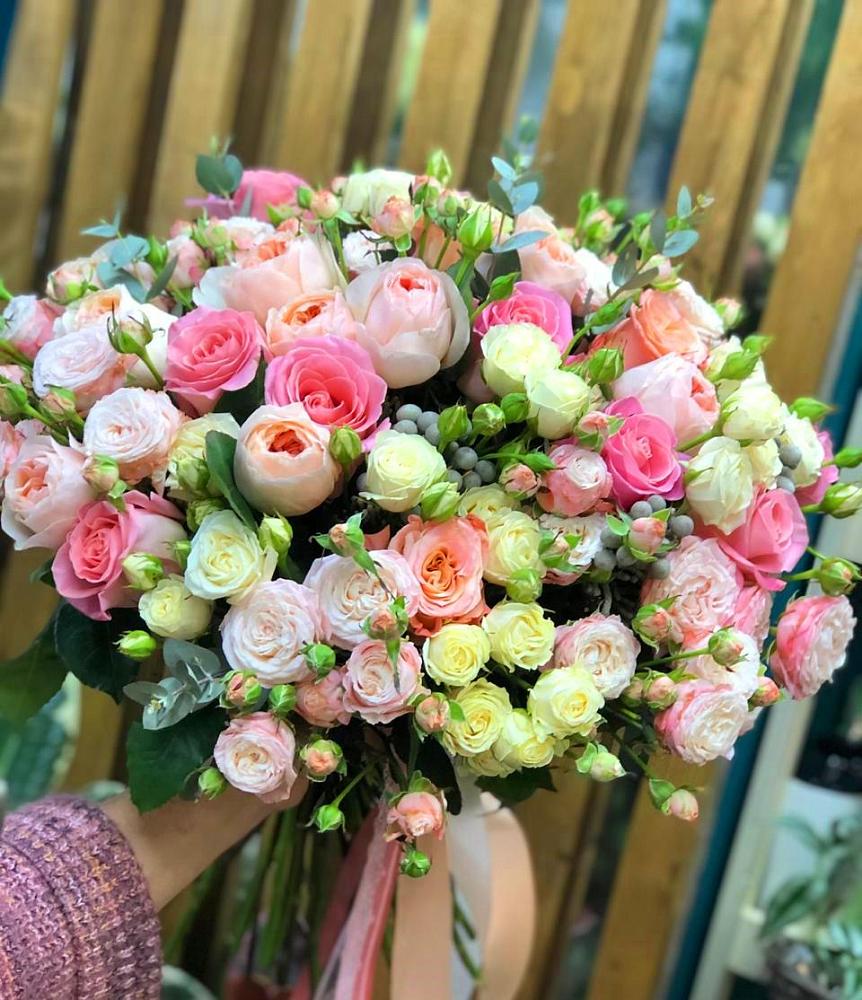 Букет цветов из: Розы в Спас-Заулок