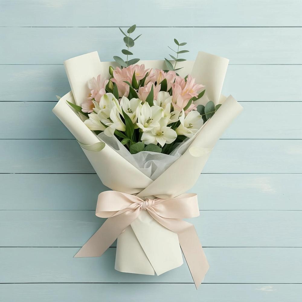 Букет цветов из: Альстромерии в Спас-Заулок