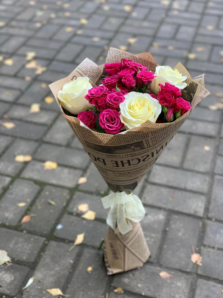 Букет цветов из: Розы в Спас-Заулок