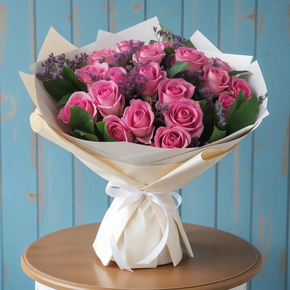 Букет цветов из: Розы в Спас-Заулок