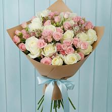 Букет цветов из:  Розы в Спас-Заулок